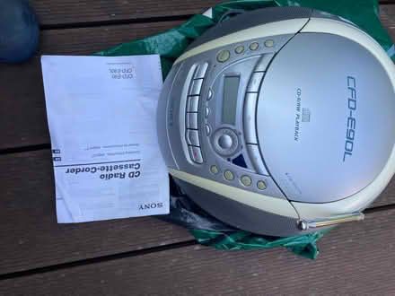Photo of free Sony CD Radio Cassette Player (Tolworth KT6) #1