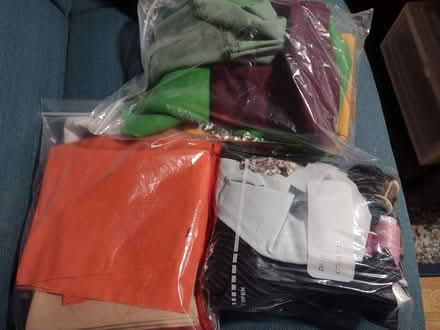 Photo of free Three bags of random fabric (East Arlington) #1