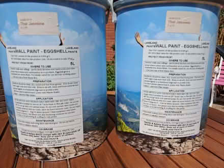 Photo of free 5L Lakeland Paint (Thai Jasmine) (Seckford Hall Golf Club IP12) #2