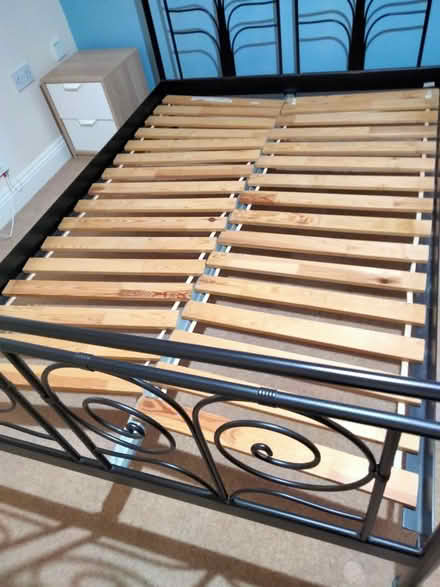 Photo of free King Size Iron Bedframe (Shenley Lodge MK5) #2