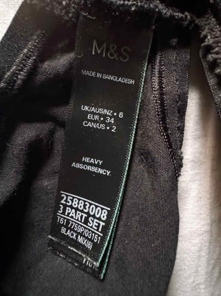 Photo of free Period pants knickers size 6 new (Harlesden NW10) #3