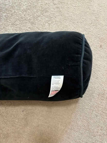 Photo of free Black bolster cushion (Abingdon OX14) #2