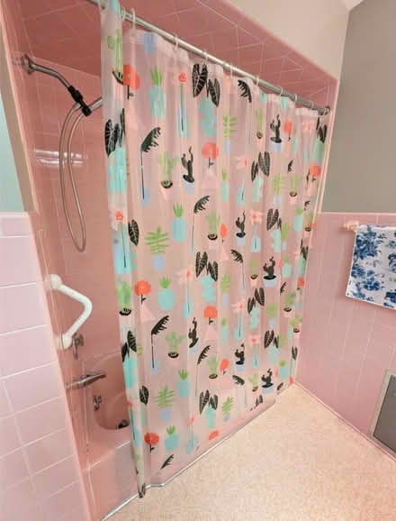 Photo of free Vintage shower curtain (Hoosier Acres) #1