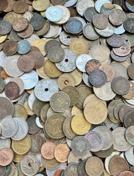 Photo of foreign coins (Raleigh) #1