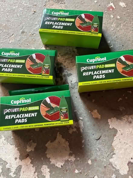 Photo of free Cuprinol replacement pads (Walton Summit PR5) #1