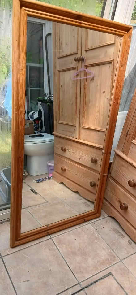 Photo of free Pine mirror (Donnington PO19) #1