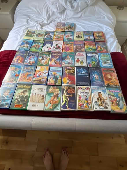 Photo of free 52 pre recorded video tapes (Thatcham RG18) #1