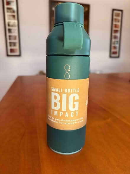Photo of free green water bottle (White Oaks area of San Carlos) #1