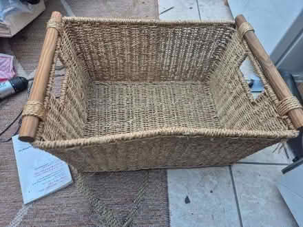 Photo of free Wicker storage Basket (Buckland End B34) #1