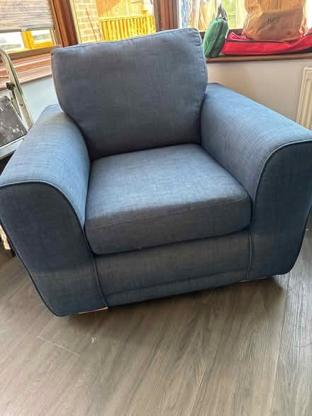 Photo of free 2 DFS chairs and storage foot stool (Stourbridge) #1