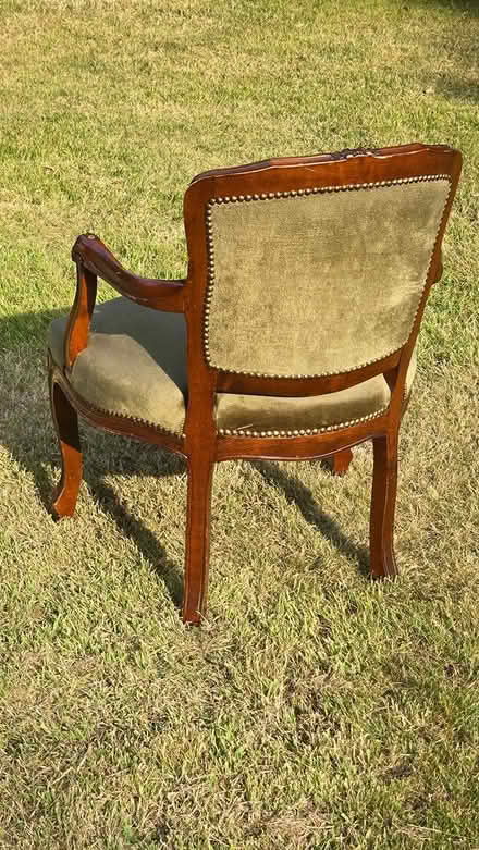 Photo of free Lovely dark wood occasional chair (Llandderfel LL23) #3