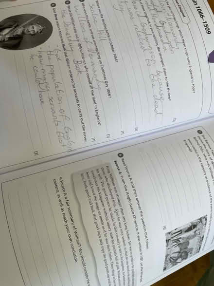 Photo of free Collins KS3 History Workbook (Raynes Park SW20) #2