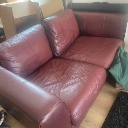 Photo of free 2 x leather sofas (West Molesey) #3