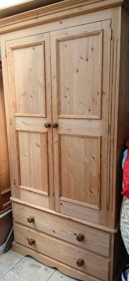 Photo of free Pine wardrobe (Donnington PO19) #1