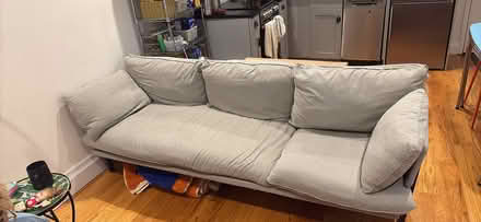 Photo of free Grey West Elm Couch (Bed Stuy) #1