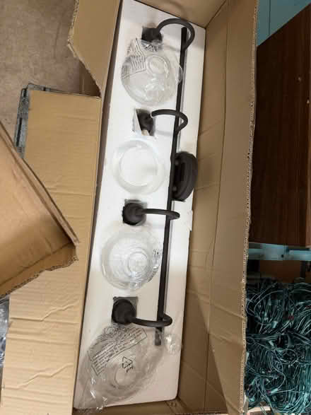 Photo of free Kichler Olde Bronze 4 Vanity Light (Franconia/ Souderton) #1
