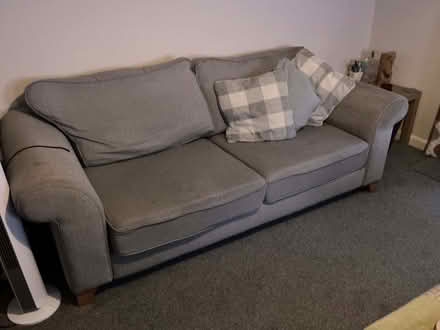 Photo of free Grey fabric sofa (Alton GU34) #1
