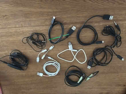 Photo of free Assorted cables (Holyport SL6) #1