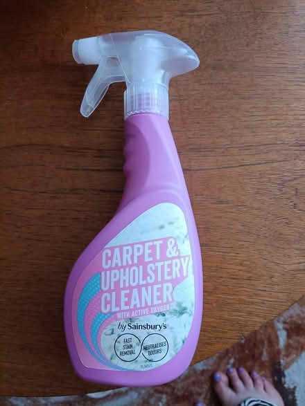 Photo of free carpet upholstery cleaner spray NEW (Westminster Drive PO21) #1