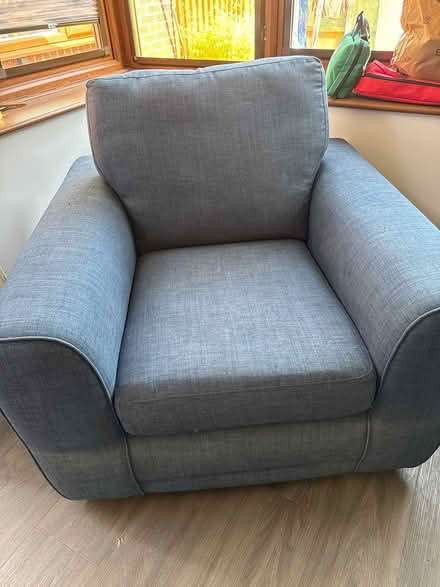 Photo of free 2 DFS chairs and storage foot stool (Stourbridge) #2