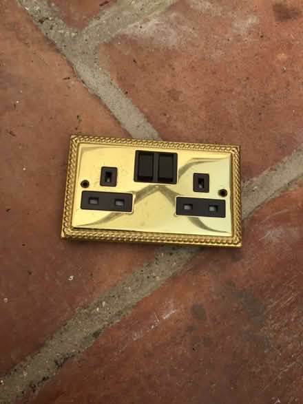 Photo of free Brass double socket (North Ascot SL5) #1