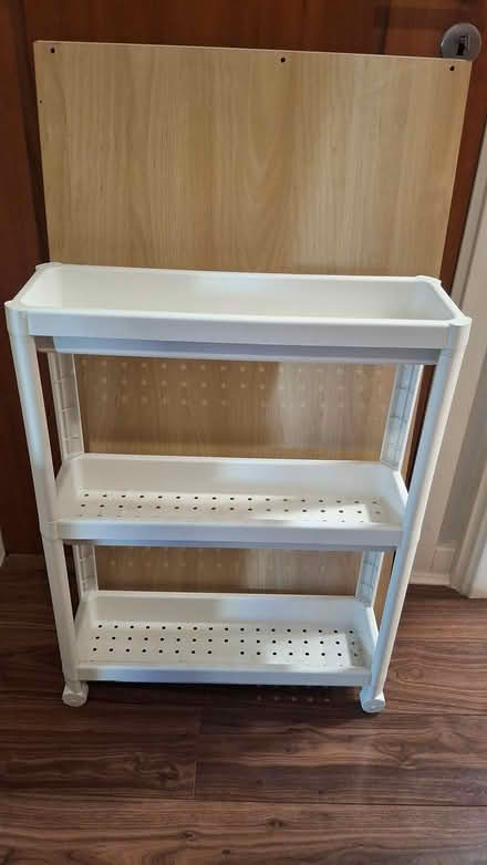 Photo of free ikea white plastic caddy on wheels (Ringsend, Dublin 4) #1