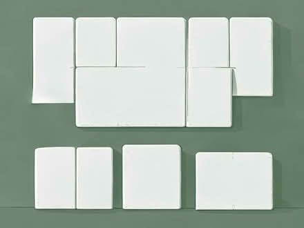 Photo of free Plain white wall tiles 15cm x15 cm (10 tiles) (Colinton EH13) #1