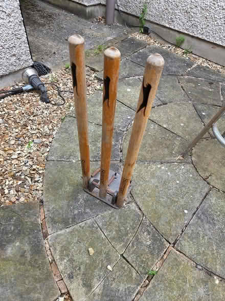 Photo of free Cricket stumps, spring loaded (Crag Bank, LA5) #1