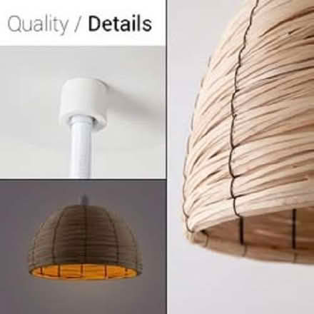Photo of free Paco Home Pendant Light, Wicker Look. Ø36 cm - NEW (Wilmslow SK9) #1