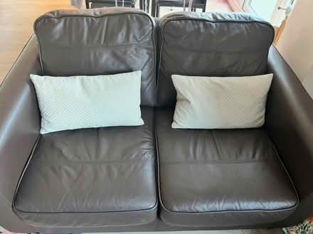 Photo of free Brown 2 seater sofa (Burscough L40) #3