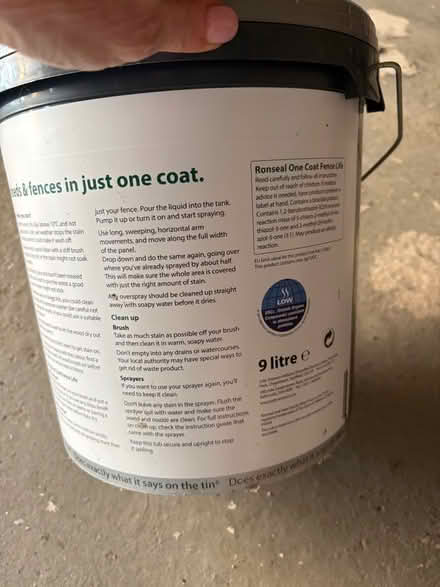Photo of free Ronseal fence paint (Walton Summit PR5) #2