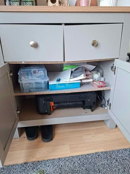 Photo of free Grey and Oak Cupboard (Carlisle CA1) #1