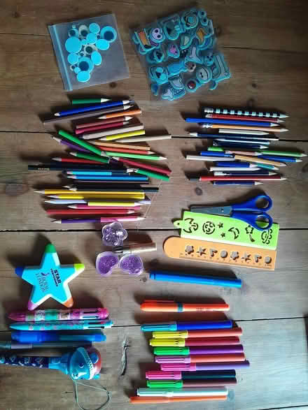 Photo of free pencils, pens, stickers etc (Blackford Hill EH9) #1