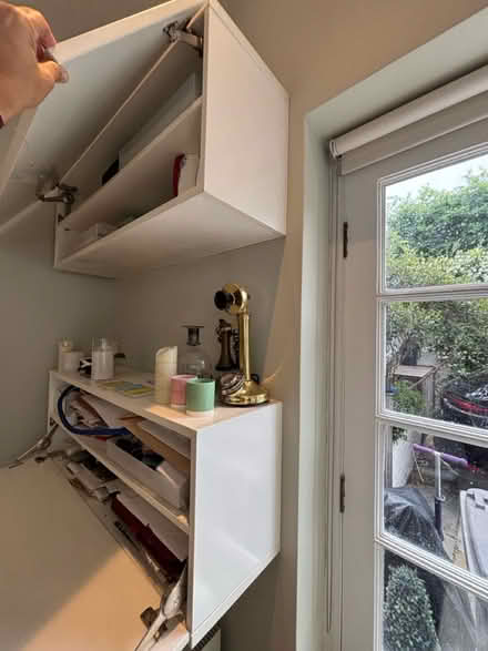 Photo of free White wall mounted shelve units (Chelsea london) #3