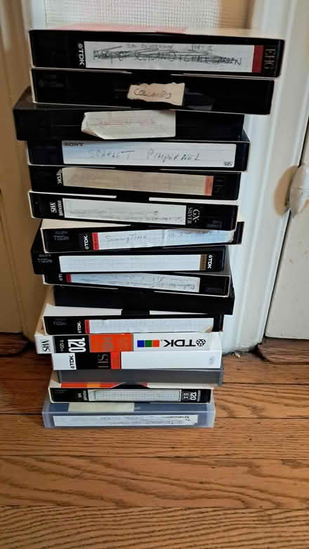 Photo of free 50 VHS tapes (Upper East Side, 80's) #1