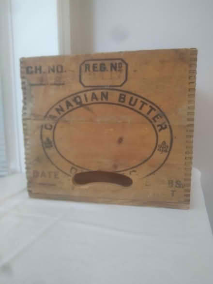 Photo of free Canadian Butter Crate (Fisher Heights) #1