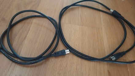 Photo of free 2 TV Aerial / extending cables (Byfleet KT14) #1