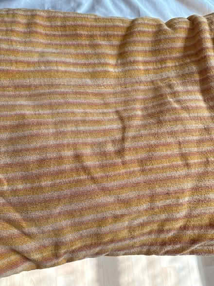 Photo of free Large Orange Throw / Blanket - Good Condition (Eastfields CR4) #1