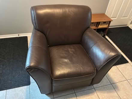 Photo of free Genuine Natuzzi Leather Chair (South Fallingbrook) #2
