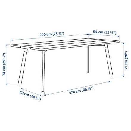Photo of free Scandi Dining Table + 6 Cafe Chairs (South Hackney/Victoria E9) #3