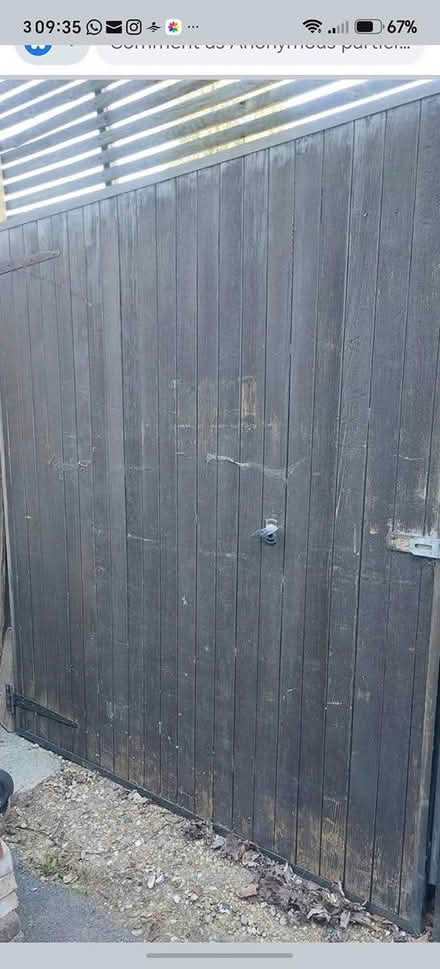 Photo of free Garage doors wooden (Maidstone, ME15) #2