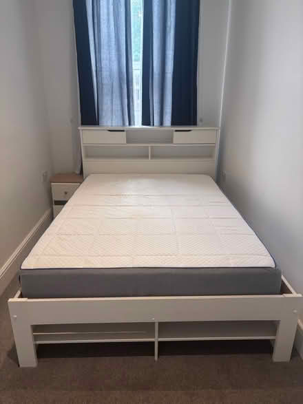 Photo of free Double bed and mattress (Wheatley DN1) #1