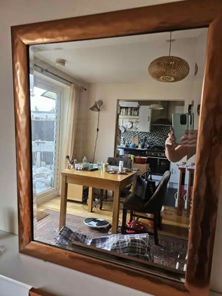 Photo of free Copper Foil Framed Mirror (Earlswood RH1) #1
