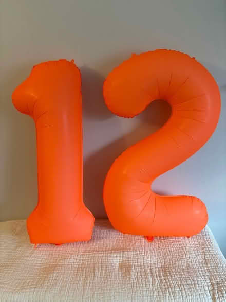 Photo of free Orange number 12 or 21 Balloons (Rockaway) #1
