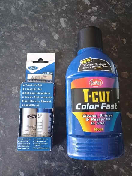 Photo of free T-cut for blue car (Ashton upon Mersey M33) #1