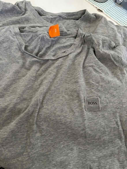 Photo of free 2xM grey t-shirts. 1xwhite vest M) (Islington N1) #1
