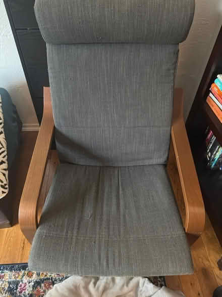 Photo of free IKEA chair and footrest (Northern liberties) #1