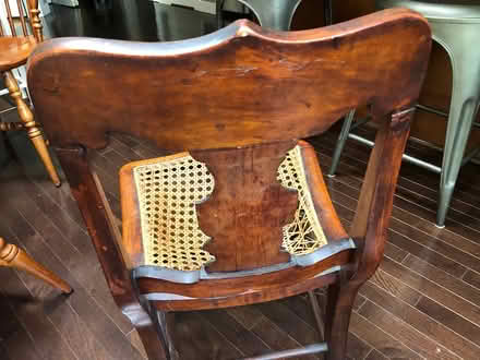 Photo of free Antique Chair needs recaning (Germantown) #3