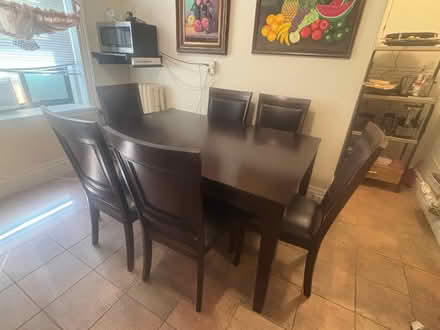 Photo of free 6-chair dining set (Brookline, MA) #1