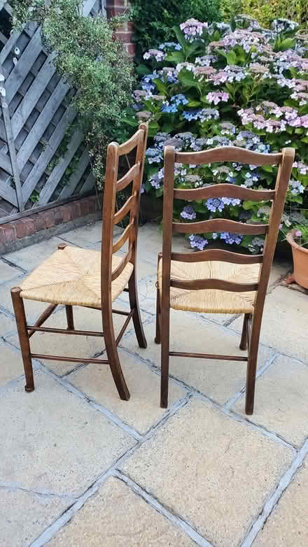 Photo of free Two ladderback chairs (Kenilworth CV8) #2